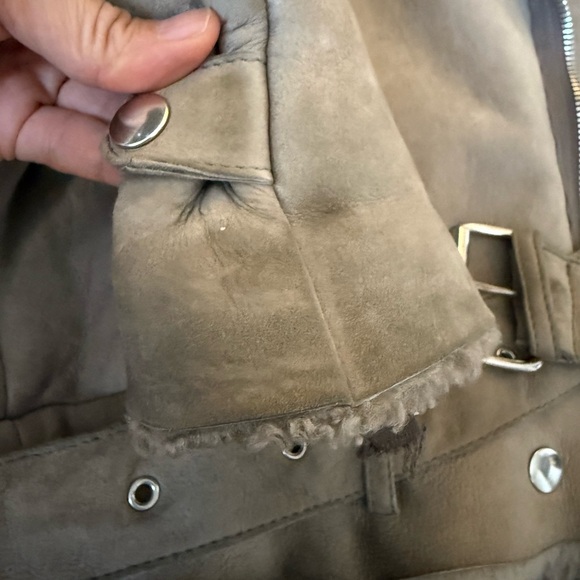 Acne shearling jacket - Picture 2 of 6